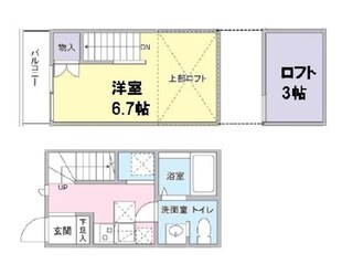 コンフォール小岩の物件間取画像